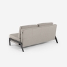 Modern Design 2-Seater Sofa Bed Fabric Living Room Bellamy Catalog