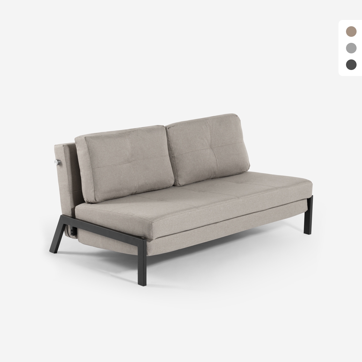 Modern Design 2-Seater Sofa Bed Fabric Living Room Bellamy