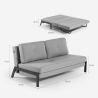 Modern Design 2-Seater Sofa Bed Fabric Living Room Bellamy 