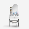 Flora Makeup Vanity Set with Mirror and Stool for Bedroom Catalog