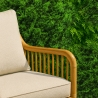 Artificial Hedge 50x50cm 3D Faux Fern Plant for Garden Balcony Pritus Offers