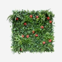 Lemox Evergreen Artificial Hedge 3D Plants 100x100cm Garden Promotion