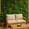 Lemox Evergreen Artificial Hedge 3D Plants 100x100cm Garden Offers