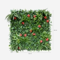 Lemox Evergreen Artificial Hedge 3D Plants 100x100cm Garden Discounts