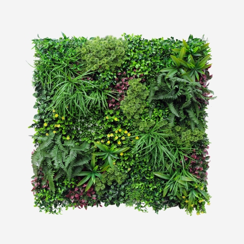 Realistic Artificial Hedge 100x100cm 3D Outdoor Garden Plants Ilex Promotion