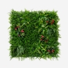 3D Artificial Hedge Panel 100x100cm Realistic Cerrum Plants Promotion