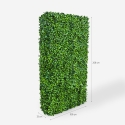 Artificial Hedge Fence 106x33x208cm Evergreen Gardenia Vernas Catalog