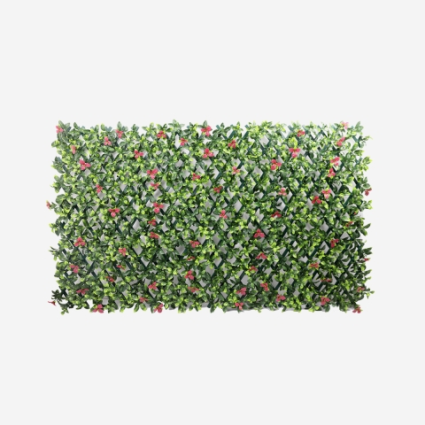 Expandable Artificial Garden Hedge Trellis 200x100cm Salix Promotion