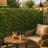 Expandable Artificial Garden Hedge Trellis 200x100cm Salix Offers