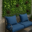 Realistic 3D Artificial Hedge 100x100cm for Balcony Garden Briux Offers