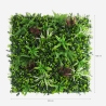 Realistic 3D Artificial Hedge 100x100cm for Balcony Garden Briux Discounts