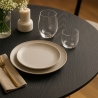Modern Black Goblet Round Dining Table 120cm Blackwood+ Bulk Discounts