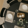 Modern Black Goblet Round Dining Table 120cm Blackwood+ Choice Of