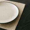 Modern Black Goblet Round Dining Table 120cm Blackwood+ Measures