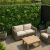 Expandable Artificial Garden Hedge Laurus 200x100cm Offers