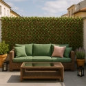 Artificial Hedge 200x100cm Photinia Garden Expandable Trellis Ivoss On Sale