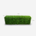 Robuk Low Artificial Boxwood Hedge for Garden Fence 158x33x56cm Sale