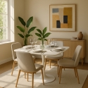 Lillium 80 Goblet Style Square Table for Bar, Kitchen, Dining Room Offers