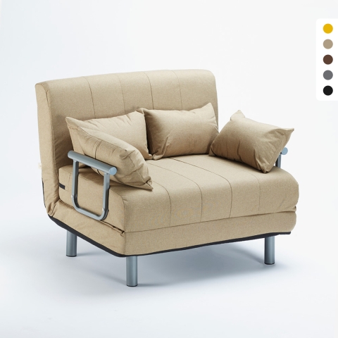 Deborah Twin Sofa Chair Bed - Foldable Upholstered Twin Size Promotion