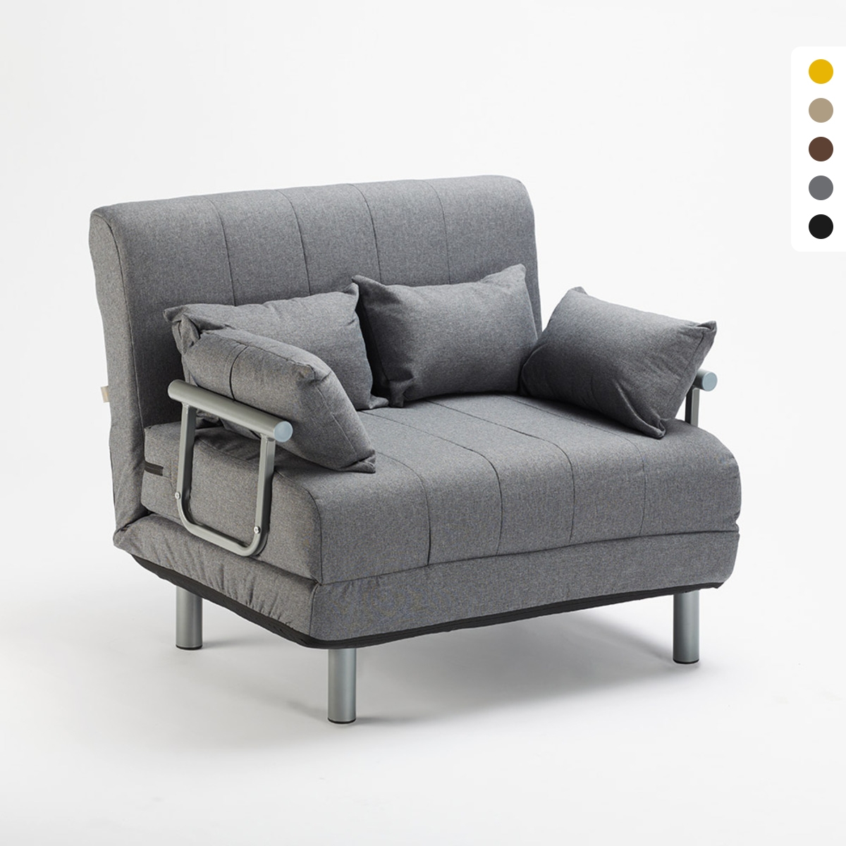 Deborah Twin Sofa Chair Bed - Foldable Upholstered Twin Size 