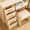 Clara Heart Mirror Vanity Table with Stool for Bedroom Price
