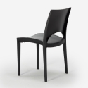 Set of 24 Stackable Chairs for Bars and Restaurants Polypropylene Paris Grand Soleil Characteristics
