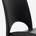 Set of 24 Stackable Chairs for Bars and Restaurants Polypropylene Paris Grand Soleil Measures