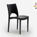 Set of 24 Stackable Chairs for Bars and Restaurants Polypropylene Paris Grand Soleil Promotion