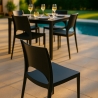 Set of 24 Stackable Chairs for Bars and Restaurants Polypropylene Paris Grand Soleil Sale