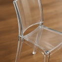 Transparent Stackable Chairs for Kitchen, Bar, and Restaurant - B-Side Grand Soleil Choice Of