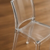 Transparent Stackable Chairs for Kitchen, Bar, and Restaurant - B-Side Grand Soleil Choice Of