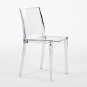 Transparent Stackable Chairs for Kitchen, Bar, and Restaurant - B-Side Grand Soleil Model