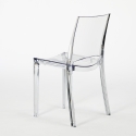 Transparent Stackable Chairs for Kitchen, Bar, and Restaurant - B-Side Grand Soleil Measures