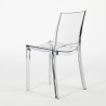 Transparent Stackable Chairs for Kitchen, Bar, and Restaurant - B-Side Grand Soleil Measures