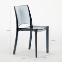 Transparent Stackable Chairs for Kitchen, Bar, and Restaurant - B-Side Grand Soleil 