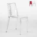 Stackable transparent polycarbonate kitchen and bar chairs Hypnotic Grand Soleil Promotion