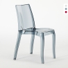 Transparent Stackable Polycarbonate Kitchen and Bar Chairs - Cristal Light Grand Soleil Design Promotion