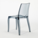 Transparent Stackable Polycarbonate Kitchen and Bar Chairs - Cristal Light Grand Soleil Design Buy