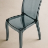 Transparent Stackable Polycarbonate Kitchen and Bar Chairs - Cristal Light Grand Soleil Design Characteristics