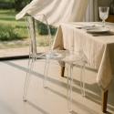 18 Cristal Light Transparent Chairs Grand Soleil - Bar Stock Offer Choice Of