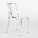 Stackable transparent polycarbonate kitchen and bar chairs Hypnotic Grand Soleil Offers