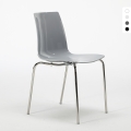 12 Lollipop Bar and kitchen chairs with steel legs Grand Soleil Promotion