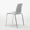 12 Lollipop Bar and kitchen chairs with steel legs Grand Soleil Characteristics