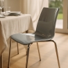 12 Lollipop Bar and kitchen chairs with steel legs Grand Soleil Discounts