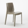 Stackable Polypropylene Kitchen and Bar Chairs Ice Grand Soleil Model