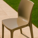 Stackable Polypropylene Kitchen and Bar Chairs Ice Grand Soleil Catalog