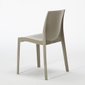 Stackable Polypropylene Kitchen and Bar Chairs Ice Grand Soleil Measures