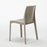 Stackable Polypropylene Kitchen and Bar Chairs Ice Grand Soleil Measures