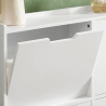 Entryway Shoe Cabinet with 4 Flip Compartments for 8 Pairs of Shoes Botes Characteristics