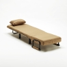 Deborah Convertible Folding Bed Chair in Fabric 